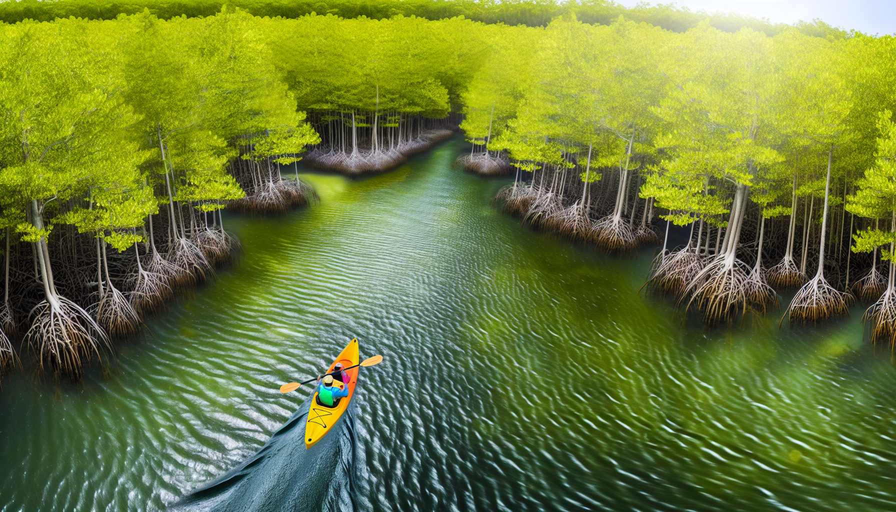 Kayak mangrove Guadeloupe : Yalodé incontournable pour les amoureux de nature